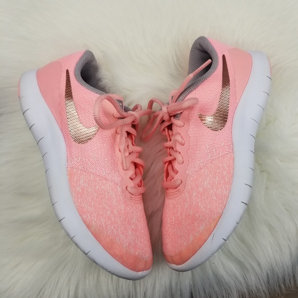 nike flex contact girls running shoes